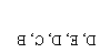Text Box: D, E, D, C, B